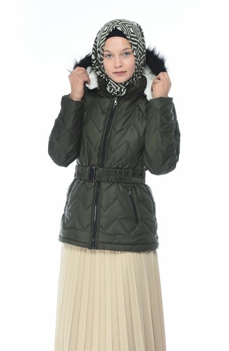 Dark Green Winter Coat 1573-01