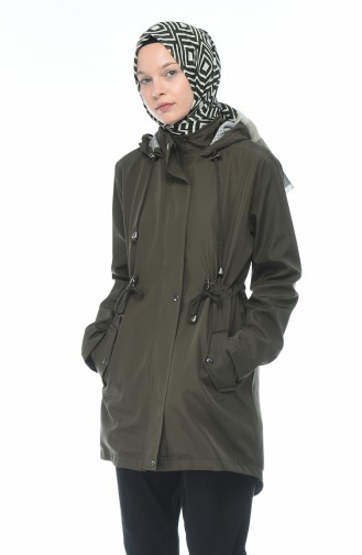 Khaki Winter Coat 5023-02