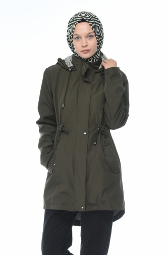 Khaki Winter Coat 5023-02