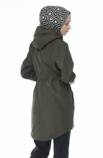 Manteaux a Capuche 5023-02 Khaki 5023-02