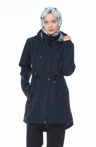 Navy Blue Winter Coat 5023-03