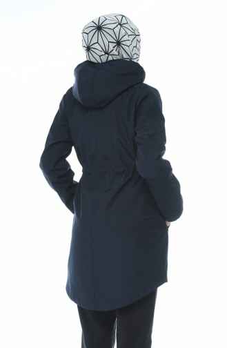 Navy Blue Winter Coat 5023-03