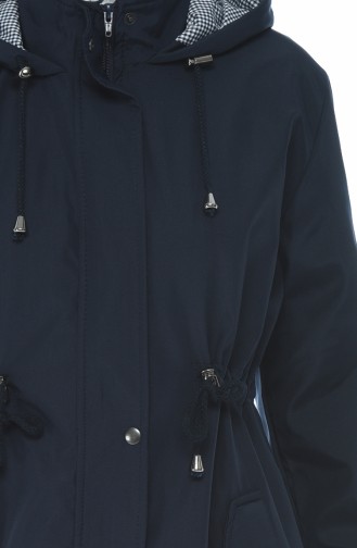 Navy Blue Winter Coat 5023-03