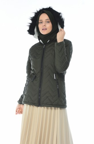 Dark Green Winter Coat 1574-01