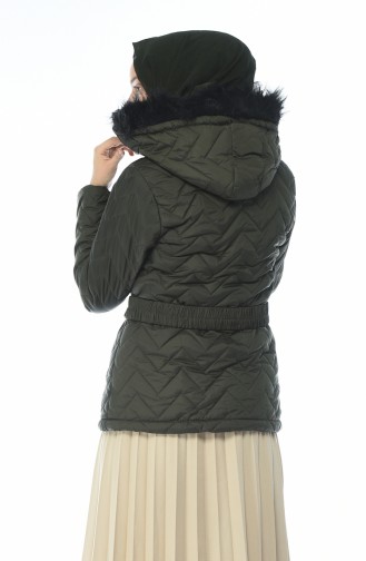 Dark Green Winter Coat 1574-01