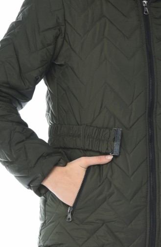 Dark Green Winter Coat 1574-01