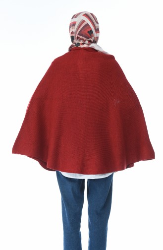 Rot Poncho 7301-02