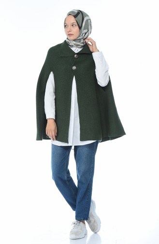 Emerald Green Poncho 7301-09