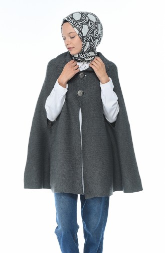 Gray Poncho 7301-11