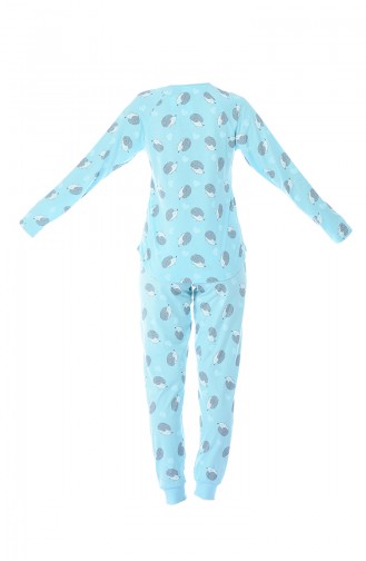 Hellblau Pyjama 712245-02