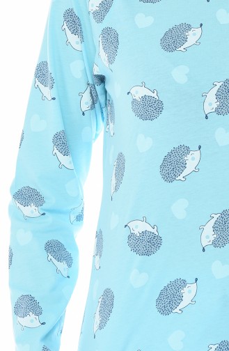 Hellblau Pyjama 712245-02