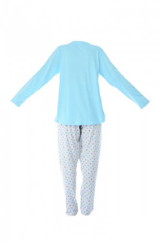 Ensemble Pyjama Pour Femme 903249-02 Bleu Bébé 903249-02