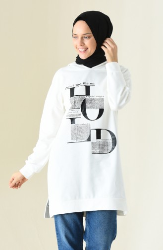 Ecru Sweatshirt 19073-05