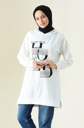 Ecru Sweatshirt 19073-05