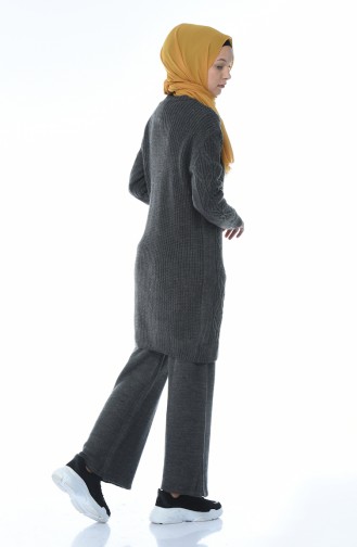 Tricot Tunic Trousers Double Set Anthracite 1912-10