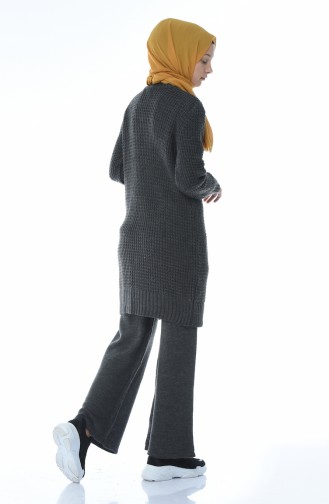 Tricot Tunic Trousers Double Set Anthracite 1913-11