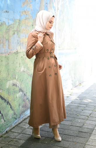 Zimtfarbig Trench Coats Models 6714-10