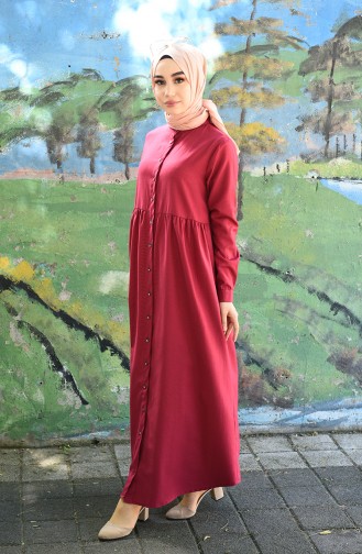 Robe Hijab Fushia 5037-01