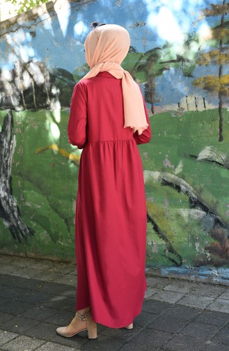 Robe Hijab Fushia 5037-01