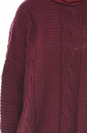 Tricot Knitted Pattern Tunic Bordeaux 1926-08