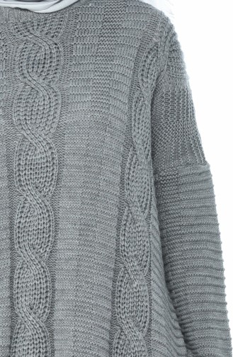 Tricot Knitted Pattern Tunic Grey 1926-04