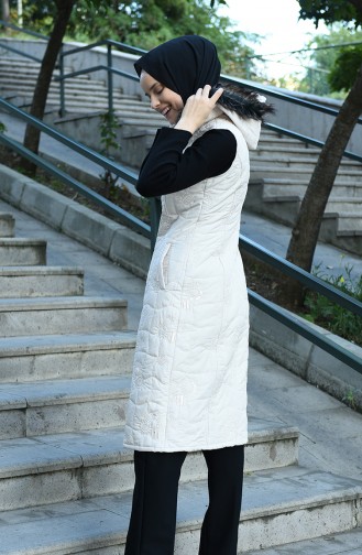 Bone Color Gilet 1200-02