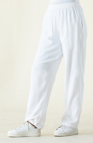 Pantalon Large 14007-03 Blanc 14007-03