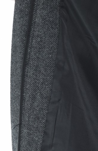 Caban a Fourrure 5939-04 Gris Clair 5939-04