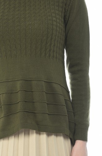 Tricot Sweater Khaki 10011-03