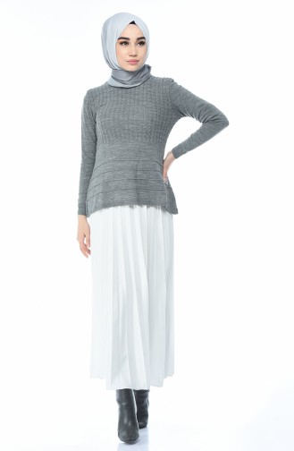 Grau Pullover 10011-06