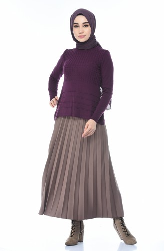 Tricot Sweater Purple 10011-07