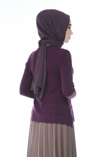 Tricot Sweater Purple 10011-07