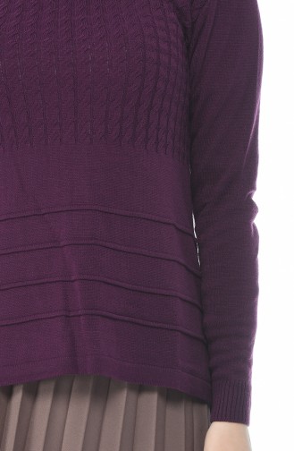 Tricot Sweater Purple 10011-07