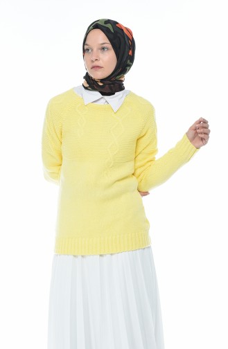 Tricot Sweater Yellow 8021-01