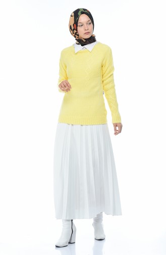 Tricot Sweater Yellow 8021-01