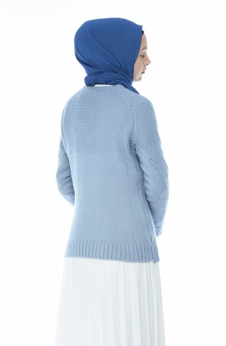 Tricot Sweater Blue 8021-04