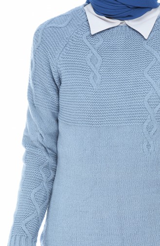 Pull Tricot 8021-04 Bleu 8021-04