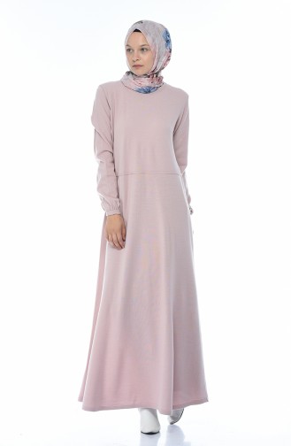 Powder Hijab Dress 4134-03