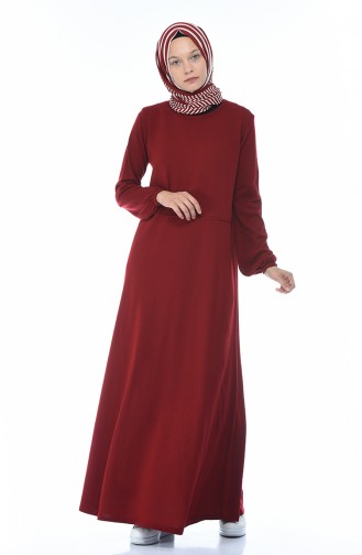 فستان أحمر كلاريت 4134-04