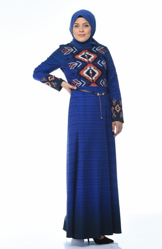 Robe Hijab Blue roi 7K3708101-02