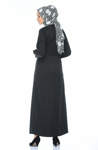 Smoke-Colored Hijab Dress 1964-03