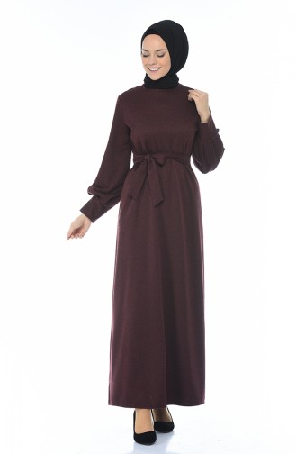 Plum Hijab Dress 1964-05