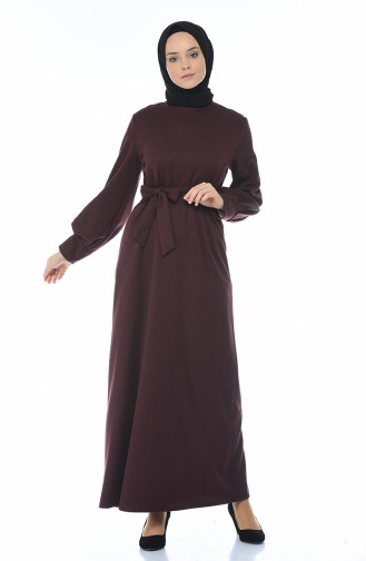Plum Hijab Dress 1964-05
