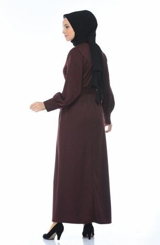 Plum Hijab Dress 1964-05