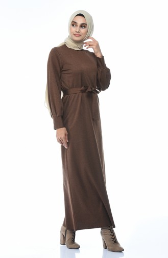 Brown Hijab Dress 1964-06