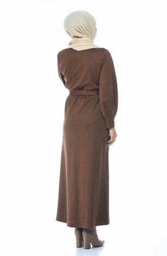 Brown Hijab Dress 1964-06