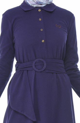 Purple Hijab Dress 5039-01