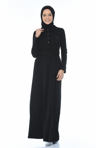 فستان أسود 5039-06