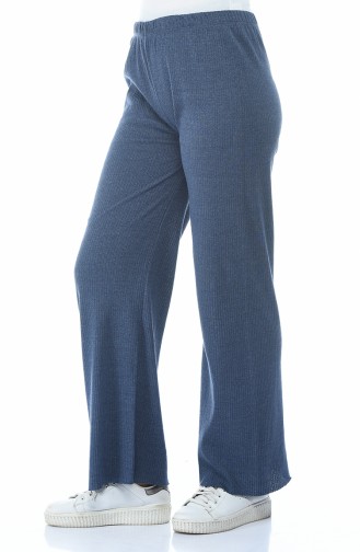 Pantalon Tricot Large 4492-09 Bleu Marine Clair 4492-09