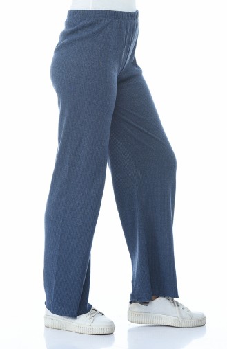 Pantalon Tricot Large 4492-09 Bleu Marine Clair 4492-09